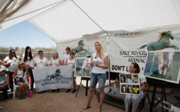 Press Conference and PZP demonstration on SRWHMG property