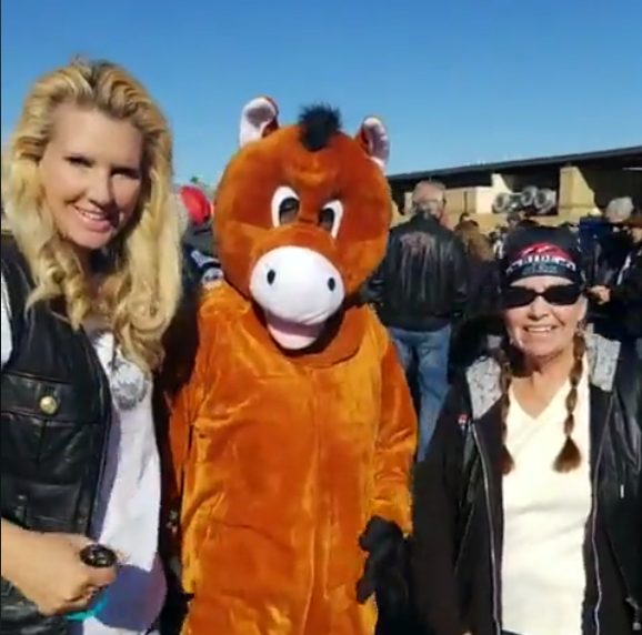 Here we go, LIVE at the Ride for the Salt River wild horses!