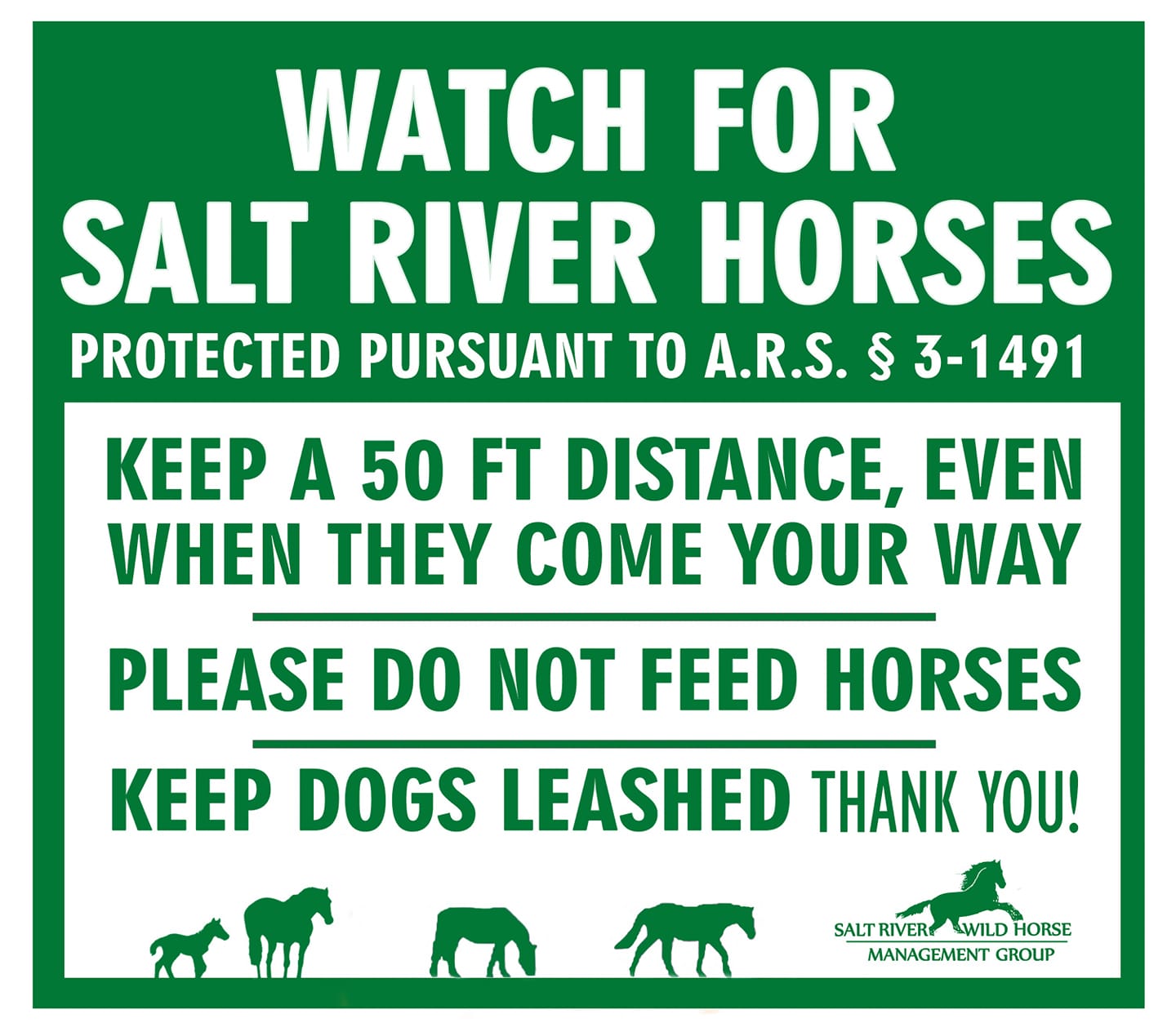 SRWHMG Sets Precedent Humanely Managing Wild Horses