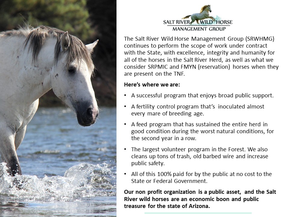 Long Term Wild Horse Management Plan.