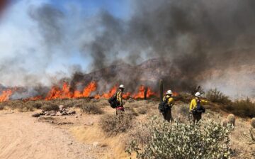 FIRE in the Bulldog Canyon (close call!)