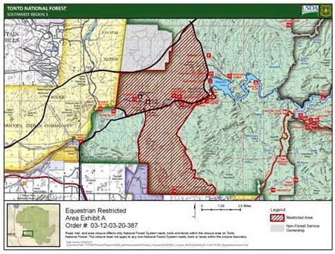 BREAKING 5/29/20: Closure Order in effect restricting equestrian recreation along the lower Salt River