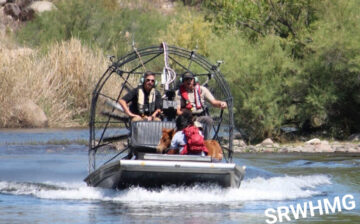 “Why is there a foal on a fanboat?”