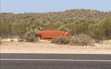 Who dropped this couch off, Joey Tribiani from friends?