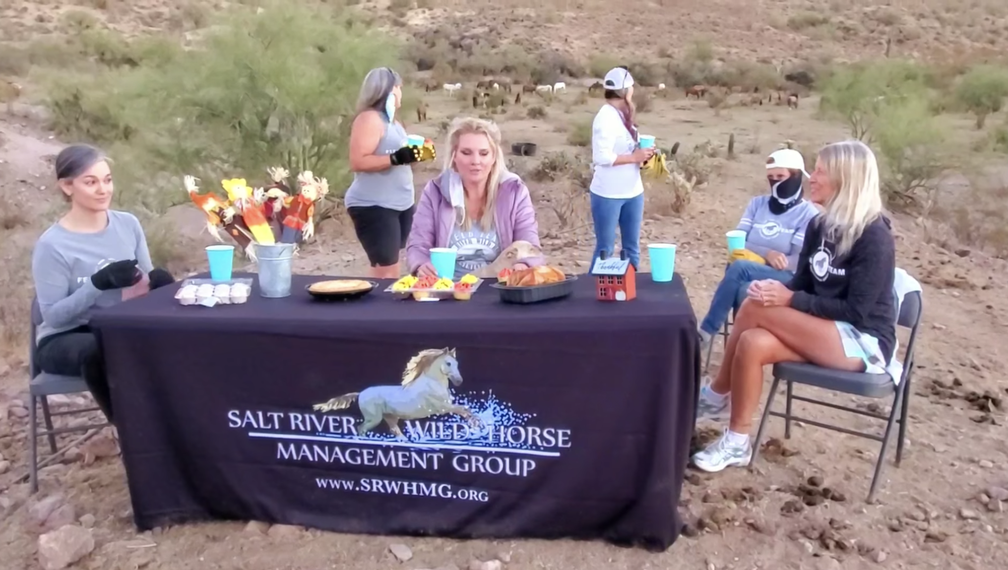 After we fed the wilds their meal, we are having a little dinner ourselves!