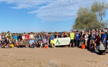 This morning’s big cleanup was a great success!