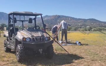 Please help us finish fencing 6 acres for our rescued Alpine wild horses!
