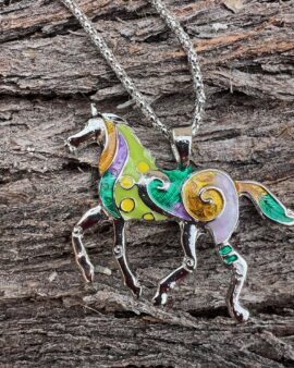 Colorful Horse Necklace