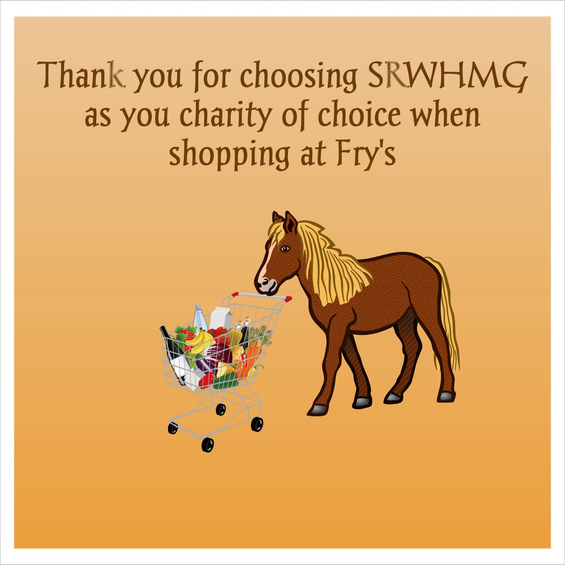 Turn your shopping into saving wild horses!